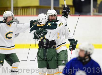 Thumbnail 2 in Suffield/Granby/Windsor Locks vs. Trinity Catholic (CIAC Division II Qualifying Round) photogallery.