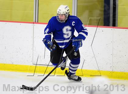 Thumbnail 2 in Suffield/Granby/Windsor Locks vs. Trinity Catholic (CIAC Division II Qualifying Round) photogallery.