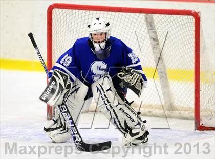 Thumbnail 2 in Suffield/Granby/Windsor Locks vs. Trinity Catholic (CIAC Division II Qualifying Round) photogallery.