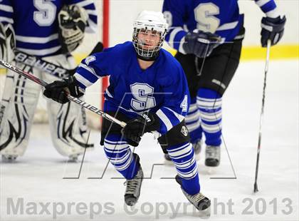 Thumbnail 3 in Suffield/Granby/Windsor Locks vs. Trinity Catholic (CIAC Division II Qualifying Round) photogallery.