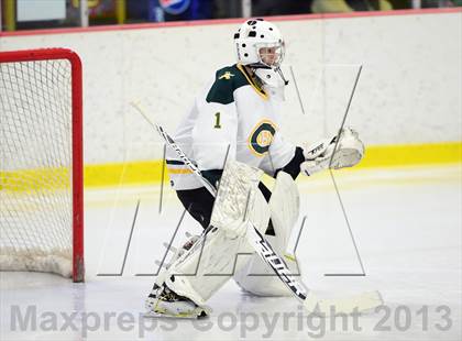 Thumbnail 3 in Suffield/Granby/Windsor Locks vs. Trinity Catholic (CIAC Division II Qualifying Round) photogallery.