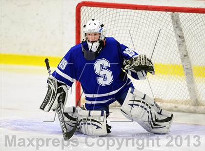 Thumbnail 3 in Suffield/Granby/Windsor Locks vs. Trinity Catholic (CIAC Division II Qualifying Round) photogallery.