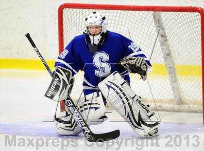 Thumbnail 3 in Suffield/Granby/Windsor Locks vs. Trinity Catholic (CIAC Division II Qualifying Round) photogallery.