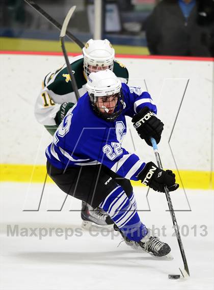 Thumbnail 3 in Suffield/Granby/Windsor Locks vs. Trinity Catholic (CIAC Division II Qualifying Round) photogallery.