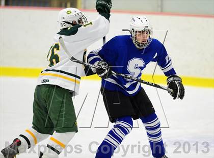 Thumbnail 2 in Suffield/Granby/Windsor Locks vs. Trinity Catholic (CIAC Division II Qualifying Round) photogallery.