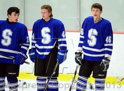 Thumbnail 2 in Suffield/Granby/Windsor Locks vs. Trinity Catholic (CIAC Division II Qualifying Round) photogallery.