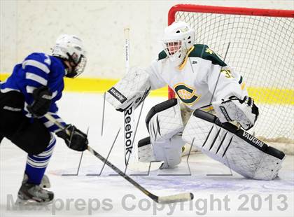 Thumbnail 2 in Suffield/Granby/Windsor Locks vs. Trinity Catholic (CIAC Division II Qualifying Round) photogallery.