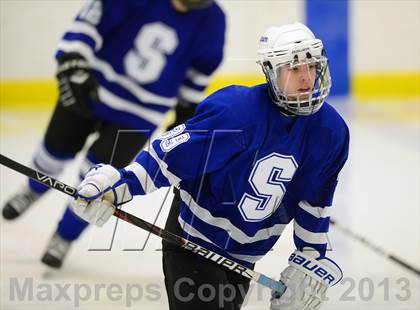 Thumbnail 3 in Suffield/Granby/Windsor Locks vs. Trinity Catholic (CIAC Division II Qualifying Round) photogallery.