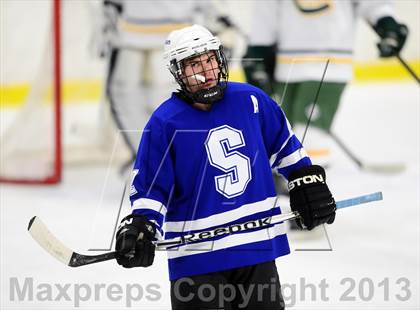 Thumbnail 3 in Suffield/Granby/Windsor Locks vs. Trinity Catholic (CIAC Division II Qualifying Round) photogallery.
