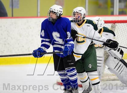 Thumbnail 2 in Suffield/Granby/Windsor Locks vs. Trinity Catholic (CIAC Division II Qualifying Round) photogallery.