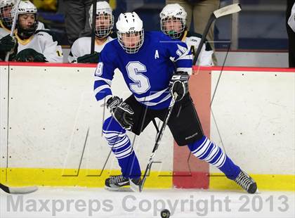 Thumbnail 1 in Suffield/Granby/Windsor Locks vs. Trinity Catholic (CIAC Division II Qualifying Round) photogallery.