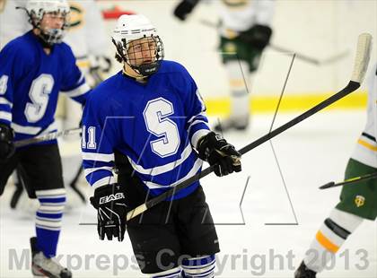 Thumbnail 2 in Suffield/Granby/Windsor Locks vs. Trinity Catholic (CIAC Division II Qualifying Round) photogallery.