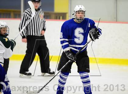 Thumbnail 3 in Suffield/Granby/Windsor Locks vs. Trinity Catholic (CIAC Division II Qualifying Round) photogallery.