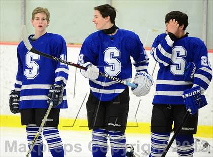 Thumbnail 1 in Suffield/Granby/Windsor Locks vs. Trinity Catholic (CIAC Division II Qualifying Round) photogallery.