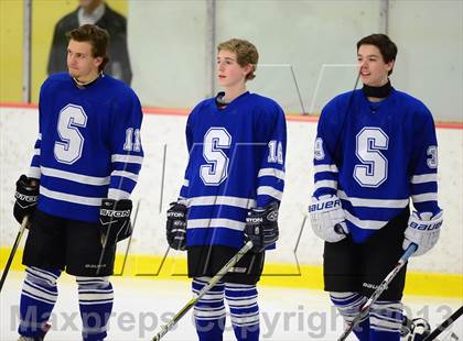 Thumbnail 3 in Suffield/Granby/Windsor Locks vs. Trinity Catholic (CIAC Division II Qualifying Round) photogallery.