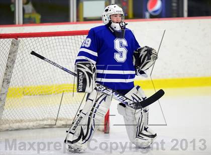 Thumbnail 2 in Suffield/Granby/Windsor Locks vs. Trinity Catholic (CIAC Division II Qualifying Round) photogallery.