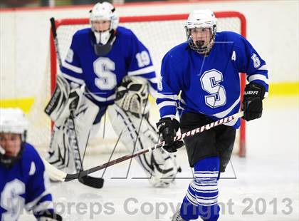 Thumbnail 1 in Suffield/Granby/Windsor Locks vs. Trinity Catholic (CIAC Division II Qualifying Round) photogallery.