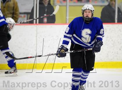 Thumbnail 2 in Suffield/Granby/Windsor Locks vs. Trinity Catholic (CIAC Division II Qualifying Round) photogallery.