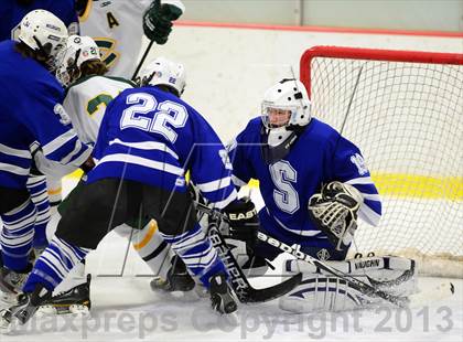 Thumbnail 2 in Suffield/Granby/Windsor Locks vs. Trinity Catholic (CIAC Division II Qualifying Round) photogallery.
