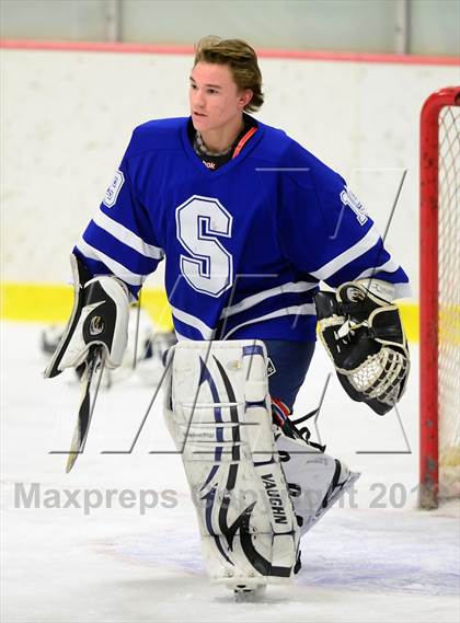 Thumbnail 2 in Suffield/Granby/Windsor Locks vs. Trinity Catholic (CIAC Division II Qualifying Round) photogallery.
