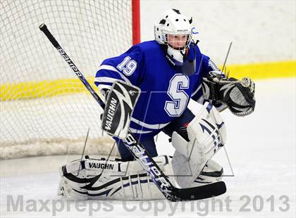 Thumbnail 3 in Suffield/Granby/Windsor Locks vs. Trinity Catholic (CIAC Division II Qualifying Round) photogallery.
