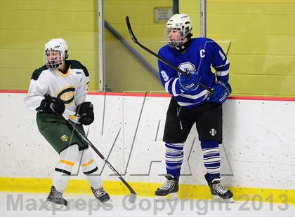 Thumbnail 2 in Suffield/Granby/Windsor Locks vs. Trinity Catholic (CIAC Division II Qualifying Round) photogallery.