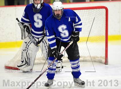 Thumbnail 2 in Suffield/Granby/Windsor Locks vs. Trinity Catholic (CIAC Division II Qualifying Round) photogallery.