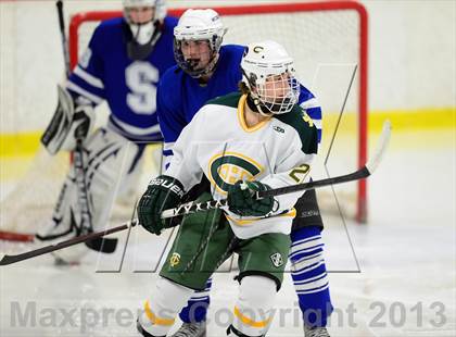 Thumbnail 3 in Suffield/Granby/Windsor Locks vs. Trinity Catholic (CIAC Division II Qualifying Round) photogallery.