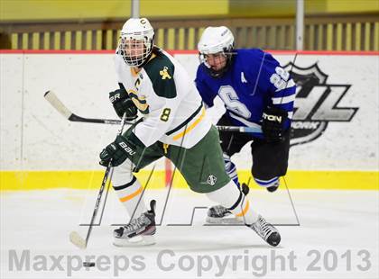 Thumbnail 2 in Suffield/Granby/Windsor Locks vs. Trinity Catholic (CIAC Division II Qualifying Round) photogallery.