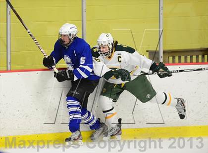 Thumbnail 3 in Suffield/Granby/Windsor Locks vs. Trinity Catholic (CIAC Division II Qualifying Round) photogallery.