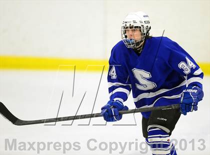 Thumbnail 2 in Suffield/Granby/Windsor Locks vs. Trinity Catholic (CIAC Division II Qualifying Round) photogallery.