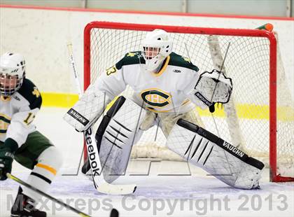 Thumbnail 2 in Suffield/Granby/Windsor Locks vs. Trinity Catholic (CIAC Division II Qualifying Round) photogallery.