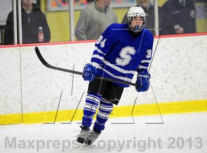 Thumbnail 3 in Suffield/Granby/Windsor Locks vs. Trinity Catholic (CIAC Division II Qualifying Round) photogallery.