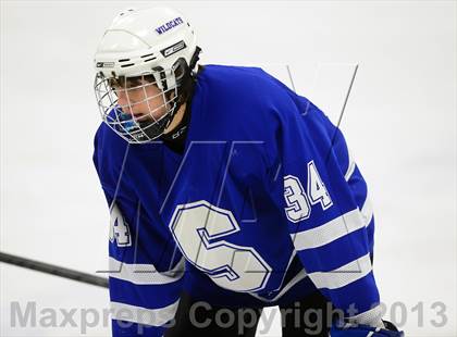 Thumbnail 2 in Suffield/Granby/Windsor Locks vs. Trinity Catholic (CIAC Division II Qualifying Round) photogallery.