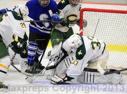 Thumbnail 2 in Suffield/Granby/Windsor Locks vs. Trinity Catholic (CIAC Division II Qualifying Round) photogallery.
