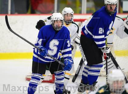 Thumbnail 2 in Suffield/Granby/Windsor Locks vs. Trinity Catholic (CIAC Division II Qualifying Round) photogallery.
