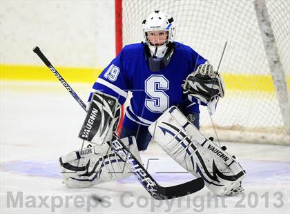 Thumbnail 3 in Suffield/Granby/Windsor Locks vs. Trinity Catholic (CIAC Division II Qualifying Round) photogallery.