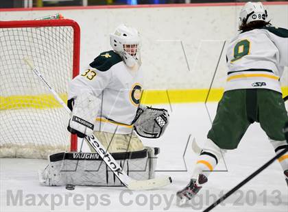 Thumbnail 3 in Suffield/Granby/Windsor Locks vs. Trinity Catholic (CIAC Division II Qualifying Round) photogallery.