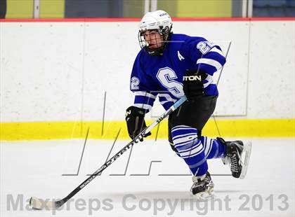 Thumbnail 2 in Suffield/Granby/Windsor Locks vs. Trinity Catholic (CIAC Division II Qualifying Round) photogallery.