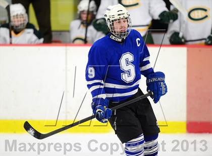 Thumbnail 3 in Suffield/Granby/Windsor Locks vs. Trinity Catholic (CIAC Division II Qualifying Round) photogallery.