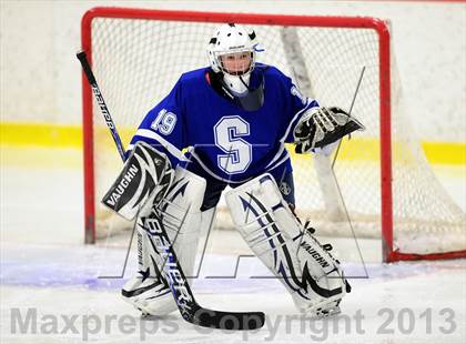 Thumbnail 2 in Suffield/Granby/Windsor Locks vs. Trinity Catholic (CIAC Division II Qualifying Round) photogallery.