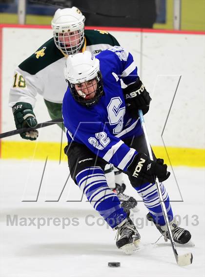 Thumbnail 2 in Suffield/Granby/Windsor Locks vs. Trinity Catholic (CIAC Division II Qualifying Round) photogallery.