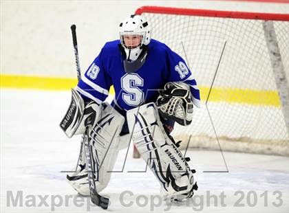 Thumbnail 2 in Suffield/Granby/Windsor Locks vs. Trinity Catholic (CIAC Division II Qualifying Round) photogallery.