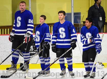 Thumbnail 3 in Suffield/Granby/Windsor Locks vs. Trinity Catholic (CIAC Division II Qualifying Round) photogallery.