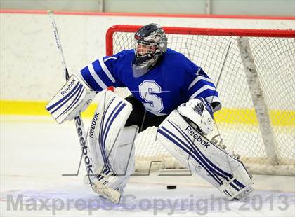 Thumbnail 3 in Suffield/Granby/Windsor Locks vs. Trinity Catholic (CIAC Division II Qualifying Round) photogallery.