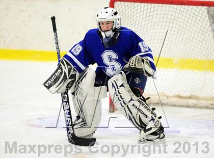 Thumbnail 3 in Suffield/Granby/Windsor Locks vs. Trinity Catholic (CIAC Division II Qualifying Round) photogallery.