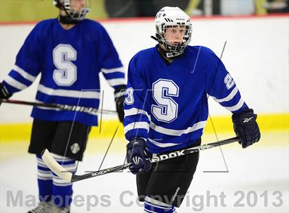 Thumbnail 1 in Suffield/Granby/Windsor Locks vs. Trinity Catholic (CIAC Division II Qualifying Round) photogallery.