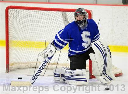 Thumbnail 2 in Suffield/Granby/Windsor Locks vs. Trinity Catholic (CIAC Division II Qualifying Round) photogallery.