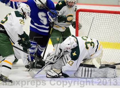 Thumbnail 3 in Suffield/Granby/Windsor Locks vs. Trinity Catholic (CIAC Division II Qualifying Round) photogallery.