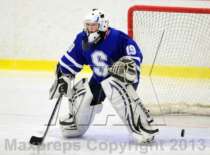 Thumbnail 2 in Suffield/Granby/Windsor Locks vs. Trinity Catholic (CIAC Division II Qualifying Round) photogallery.